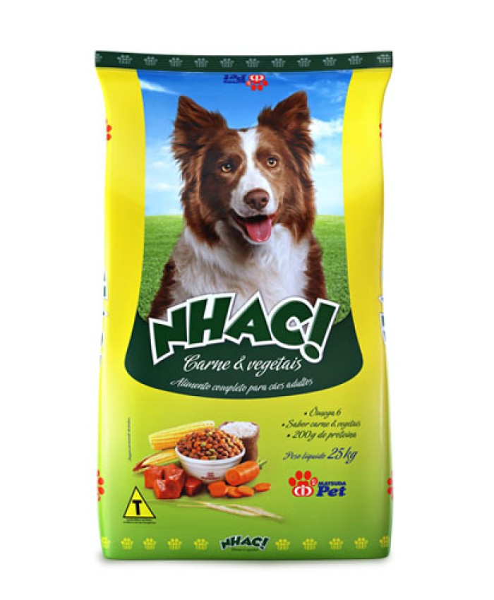 Ração Nhac! Carne e Vegetais
